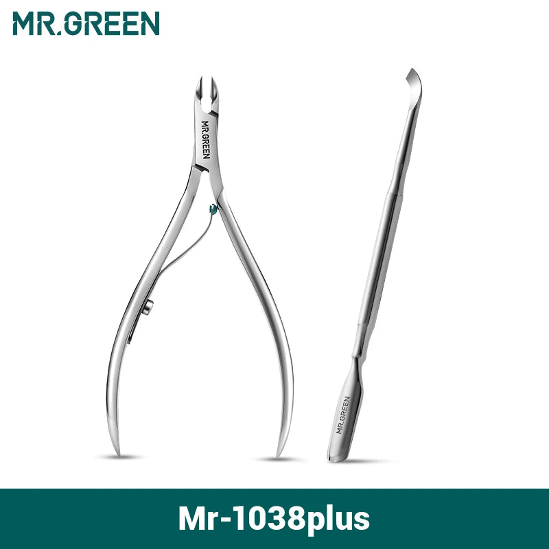 MR.GREEN Stainless Steel Cuticle Nipper – Professional Precision for Flawless Nails