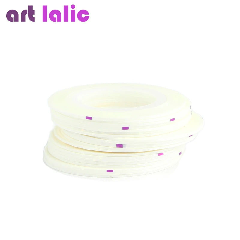 10 Rolls Nail Art Striping Tapes – 1mm Self-Adhesive Nail Liner Stickers for Nail Design & Styling