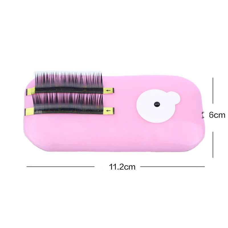 Reusable Silicone Eyelash Holder Pad – Lash Extension Stand Pallet for Grafting & Makeup Application