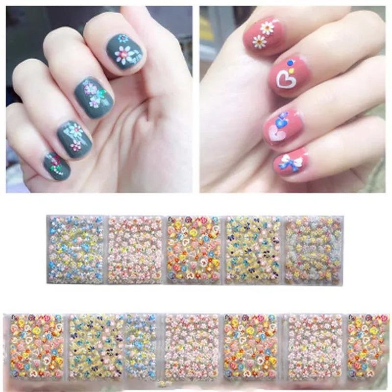 30 Designs 3D Nail Stickers – Butterfly and Flower Decals for Nail Art Manicure