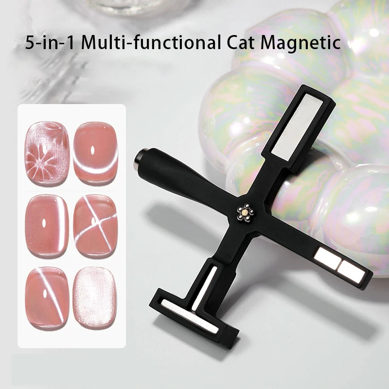 5 IN 1 Multi-function Nail Magnetic Stick With Sleeve Cat Magnet Board