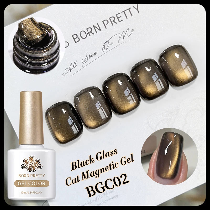 BORN PRETTY 10ml Silver Water Light Cat Magnetic Gel Nail Polish – Semi Permanent