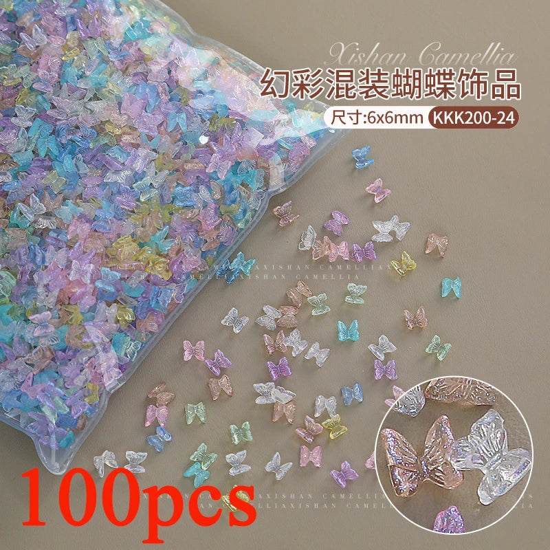 10,000PCS Mini Nail Rhinestones – Mixed Colours Glitter Crystal Stones Flatback Nail Charms