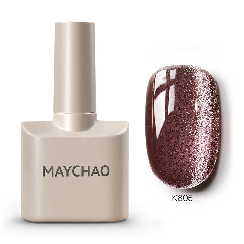 MAYCHAO 12ml Gel Nail Polish – 48 Vibrant Colors, Semi-Permanent UV LED Glossy & Frosted Finish