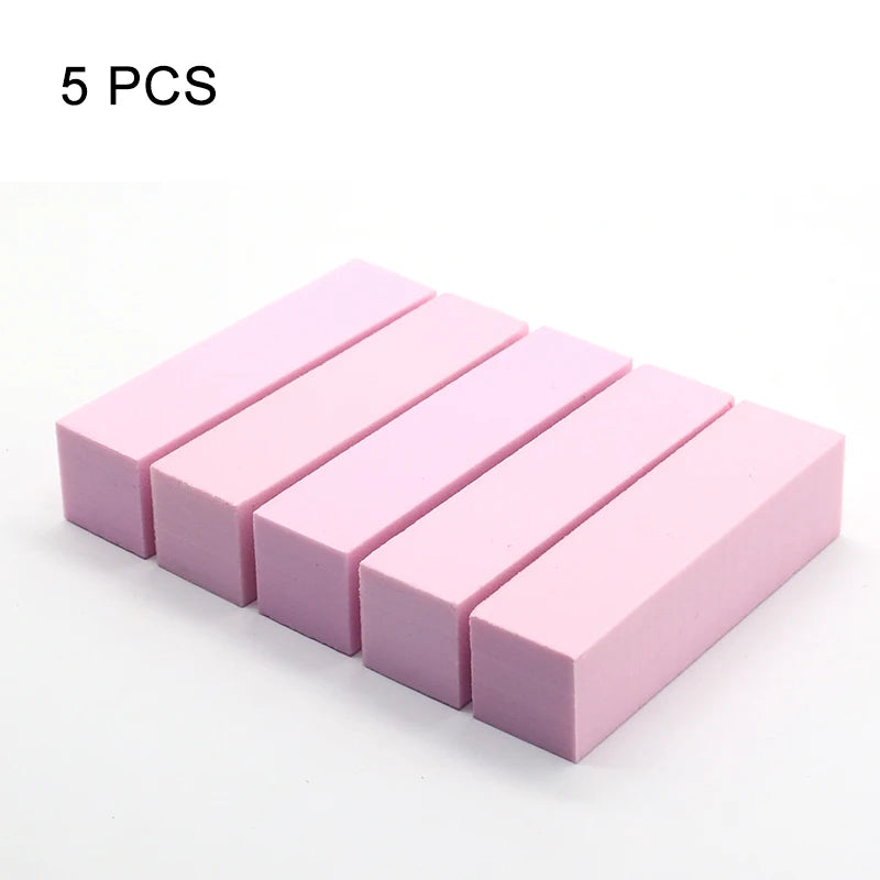 Nail Buffer Grinding Block – Professional Pink Nail File for Manicure & Pedicure