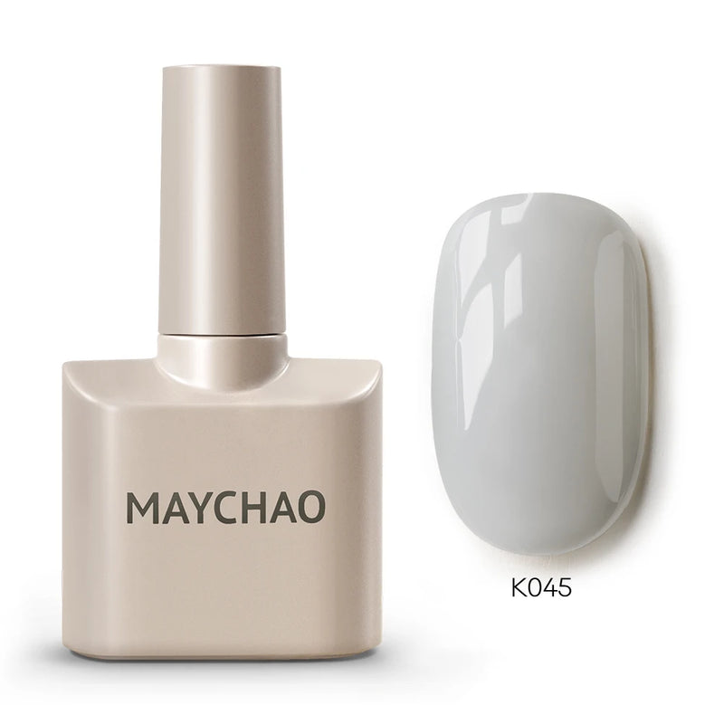 MAYCHAO 12ml Gel Nail Polish – 48 Vibrant Colors, Semi-Permanent UV LED Glossy & Frosted Finish