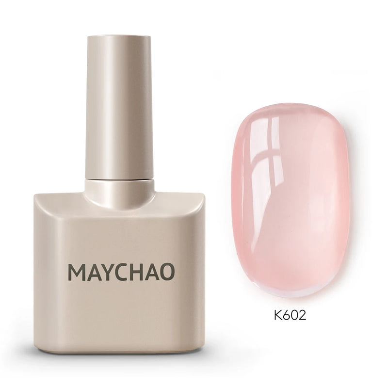 MAYCHAO 12ml Gel Nail Polish – 48 Vibrant Colors, Semi-Permanent UV LED Glossy & Frosted Finish