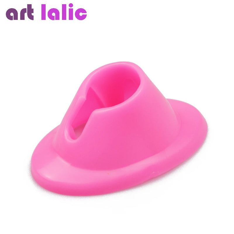 1pc Nail Art Silicone Holder: Prevent Spills, Professional Manicure Tool