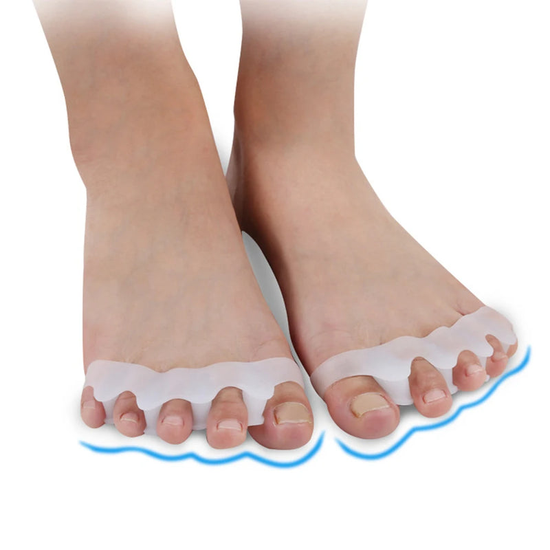 Protective Toes Separator Suitable Bunion Corrector Material Soft Gel Straightener Spacers Stretcher