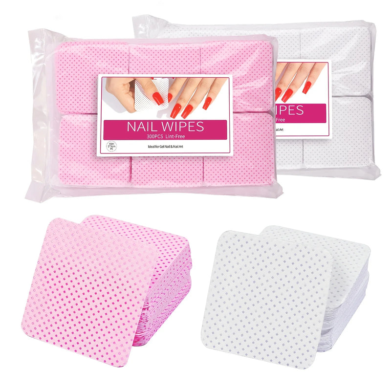 Nail Polish Remover Wipes - Non-Woven Cleaning Pads for Quick and Easy Nail Care