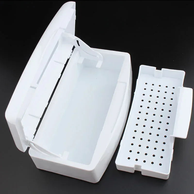 Nail Sterilizer Tray Disinfection Box – Essential Tool for Manicure and Pedicure Cleanliness