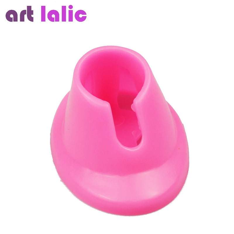 1pc Nail Art Silicone Holder: Prevent Spills, Professional Manicure Tool