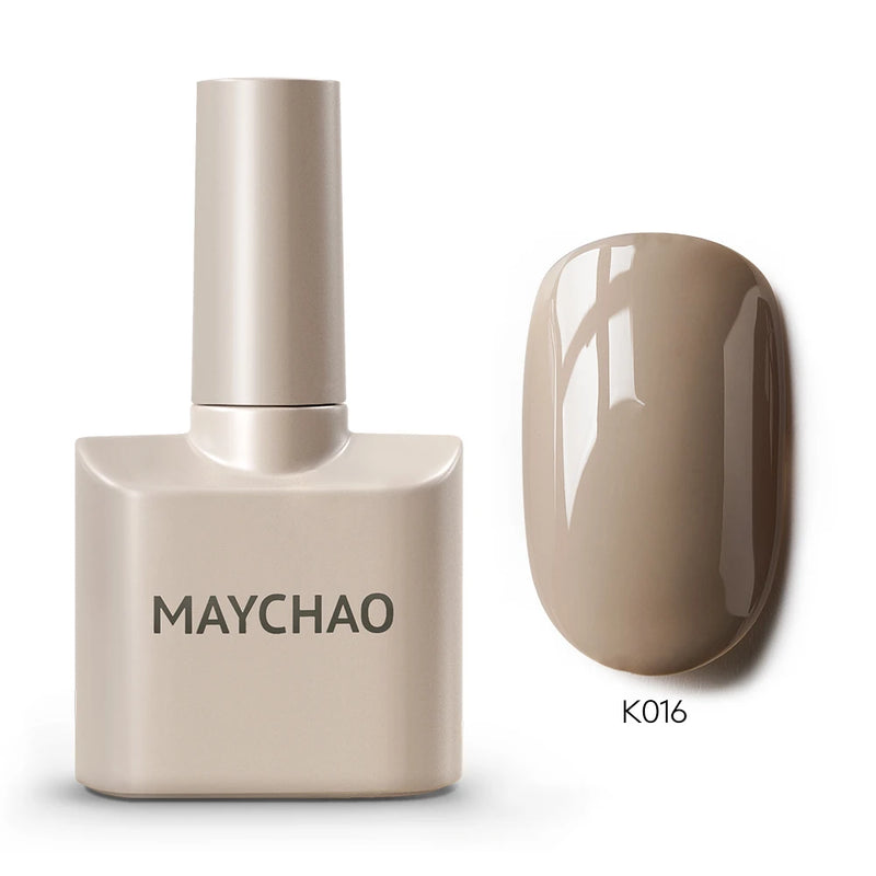 MAYCHAO 12ml Gel Nail Polish – 48 Vibrant Colors, Semi-Permanent UV LED Glossy & Frosted Finish