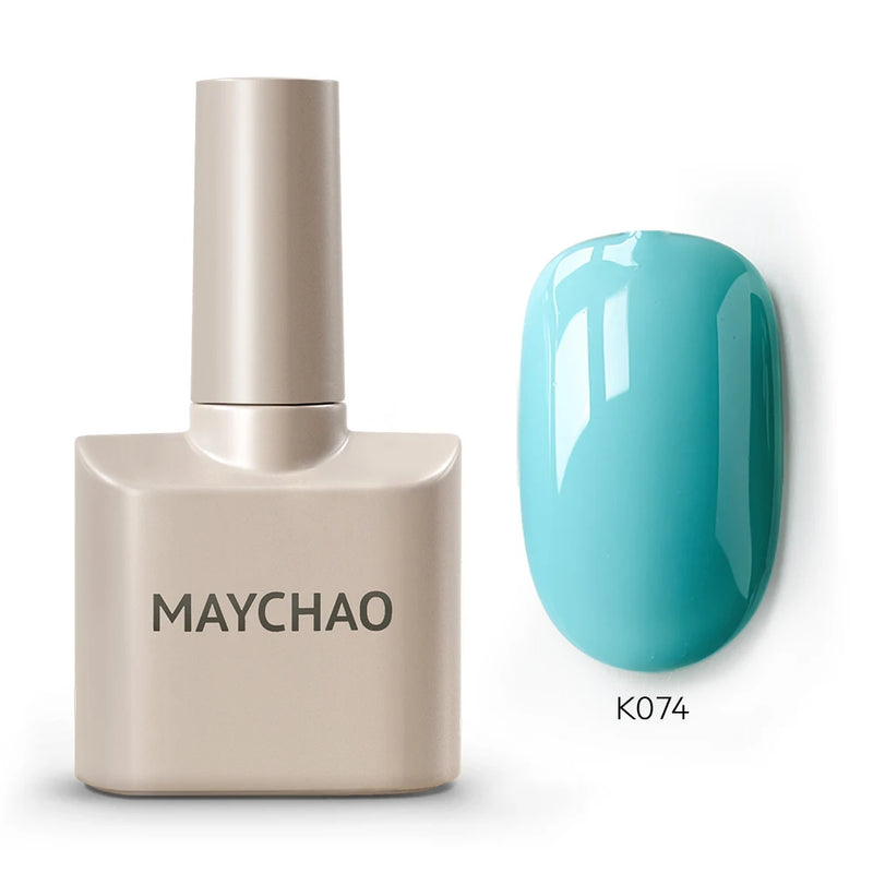 MAYCHAO 12ml Gel Nail Polish – 48 Vibrant Colors, Semi-Permanent UV LED Glossy & Frosted Finish