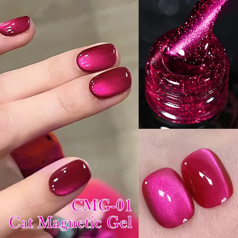 BORN PRETTY Auroras Cat Magnetic Gel Nail Polish 10ml – Semi-Permanent Jelly Glass Effect