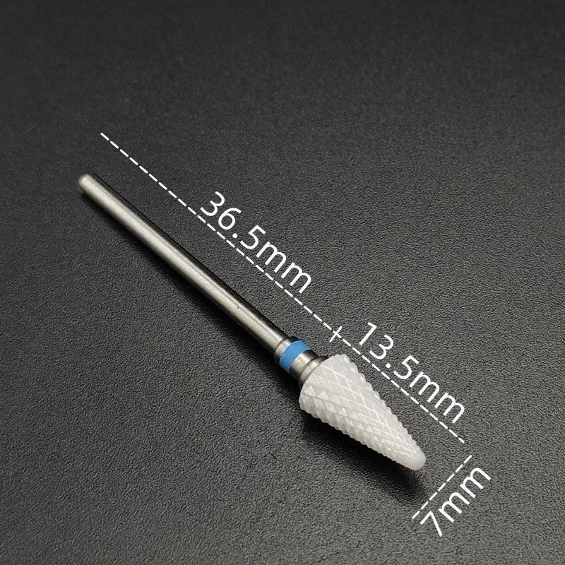 Ceramic Carbide Nail Drill Bit – Electric Milling Cutter for Manicure & Pedicure