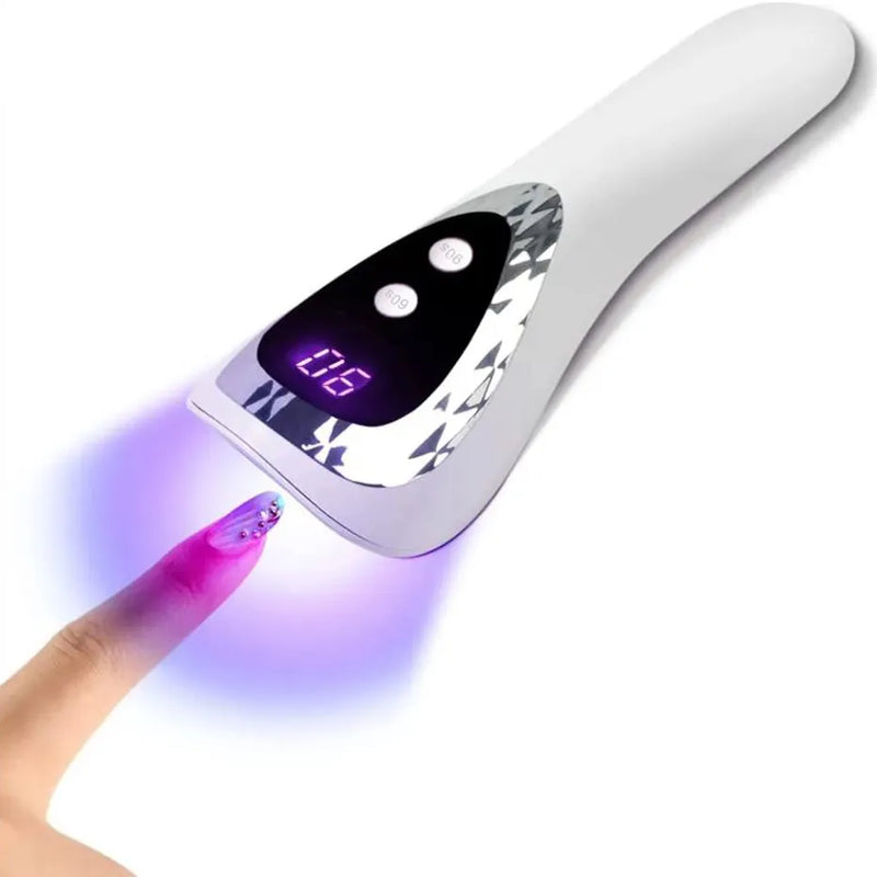 Handheld UV LED Lamp For Nails Drying Lamp Rechargeable Mini Manicure Lamp Nail Dryer For Gel Polish