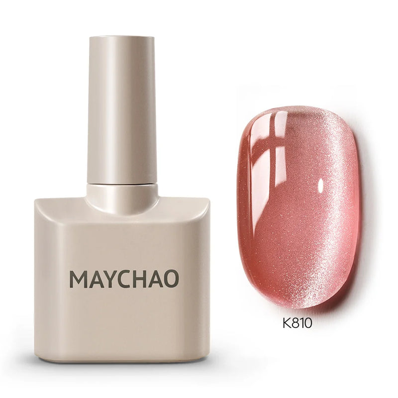 MAYCHAO 12ml Gel Nail Polish – 48 Vibrant Colors, Semi-Permanent UV LED Glossy & Frosted Finish