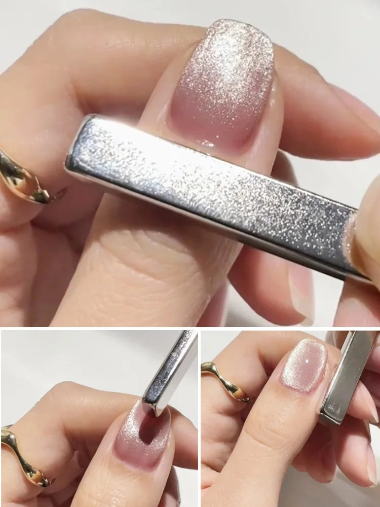 Super Strong Magnetic Strip Stick – Cat Eye Nail Gel Polish Tool for 3D Line & French Effects