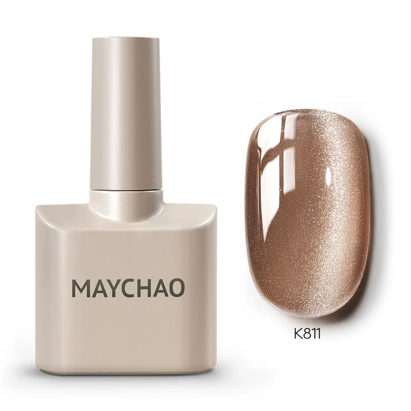 MAYCHAO 12ml Gel Nail Polish – 48 Vibrant Colors, Semi-Permanent UV LED Glossy & Frosted Finish