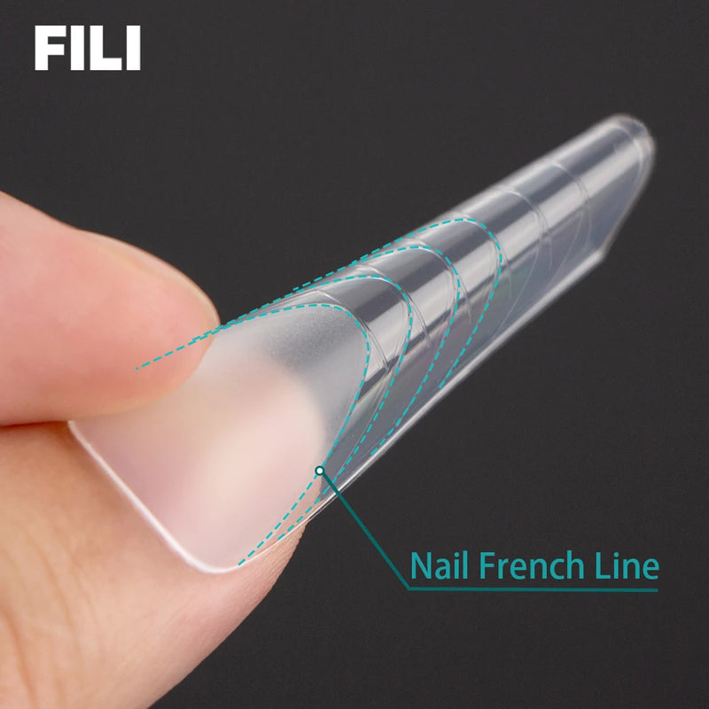 Reusable Manicure Tool – Full Cover Nail Extension Moulds