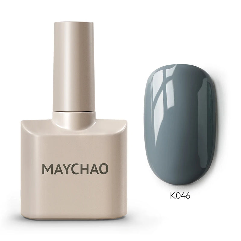 MAYCHAO 12ml Gel Nail Polish – 48 Vibrant Colors, Semi-Permanent UV LED Glossy & Frosted Finish