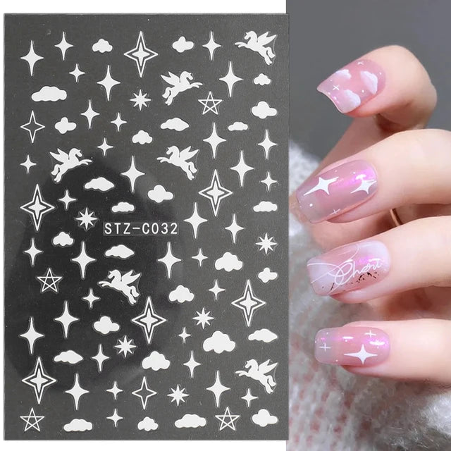 Gradient 3D Jelly Nail Stickers – Ombre Red & Pink Blush Translucent Gel Polish Wraps & More