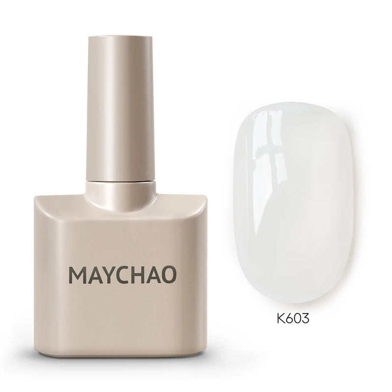 MAYCHAO 12ml Gel Nail Polish – 48 Vibrant Colors, Semi-Permanent UV LED Glossy & Frosted Finish