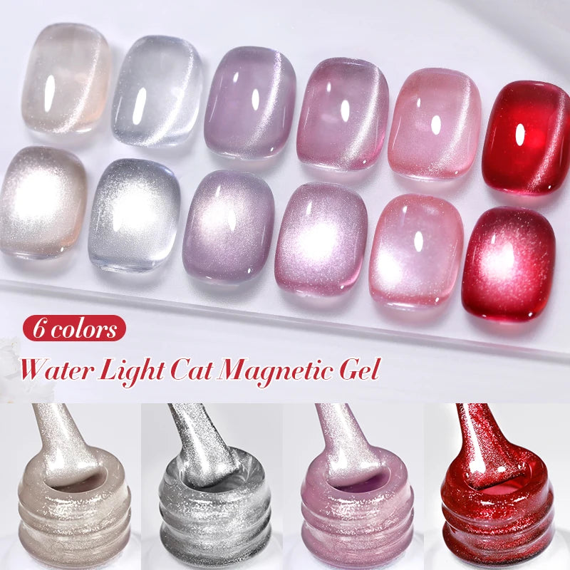 BORN PRETTY 10ml Silver Water Light Cat Magnetic Gel Nail Polish – Semi Permanent