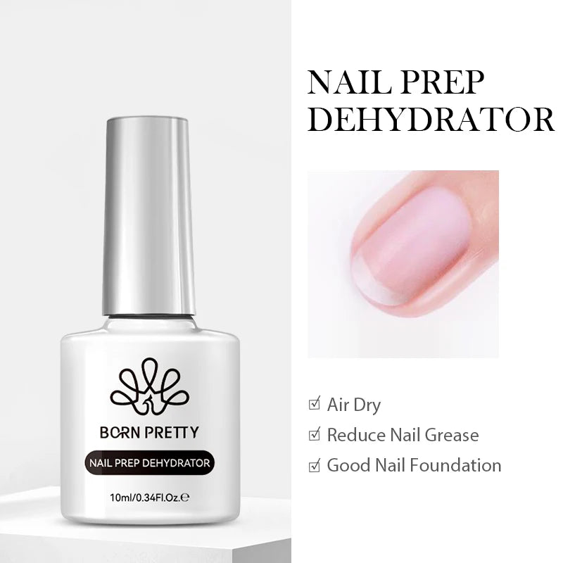 BORN PRETTY 10ml Milky White Jelly Nude Gel Nail Polish – White Translucent Soak Off Gel