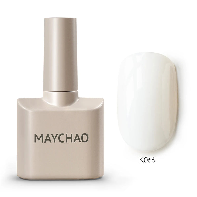 MAYCHAO 12ml Gel Nail Polish – 48 Vibrant Colors, Semi-Permanent UV LED Glossy & Frosted Finish