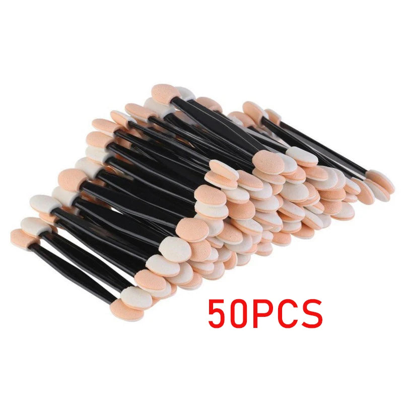 20/50Pcs White Triangle Soft Sponge Nail Brush – Gradient Effect Gel Painting & DIY Manicure Tool