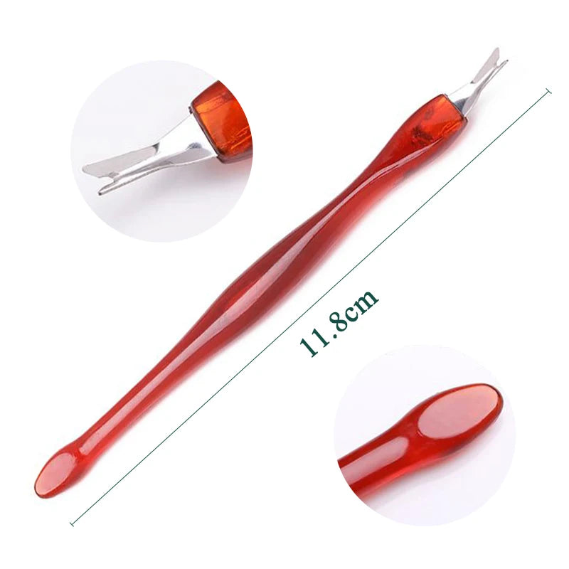 Stainless Steel Cuticle Pusher & Remover – Nail Care Tool for Manicure & Pedicure