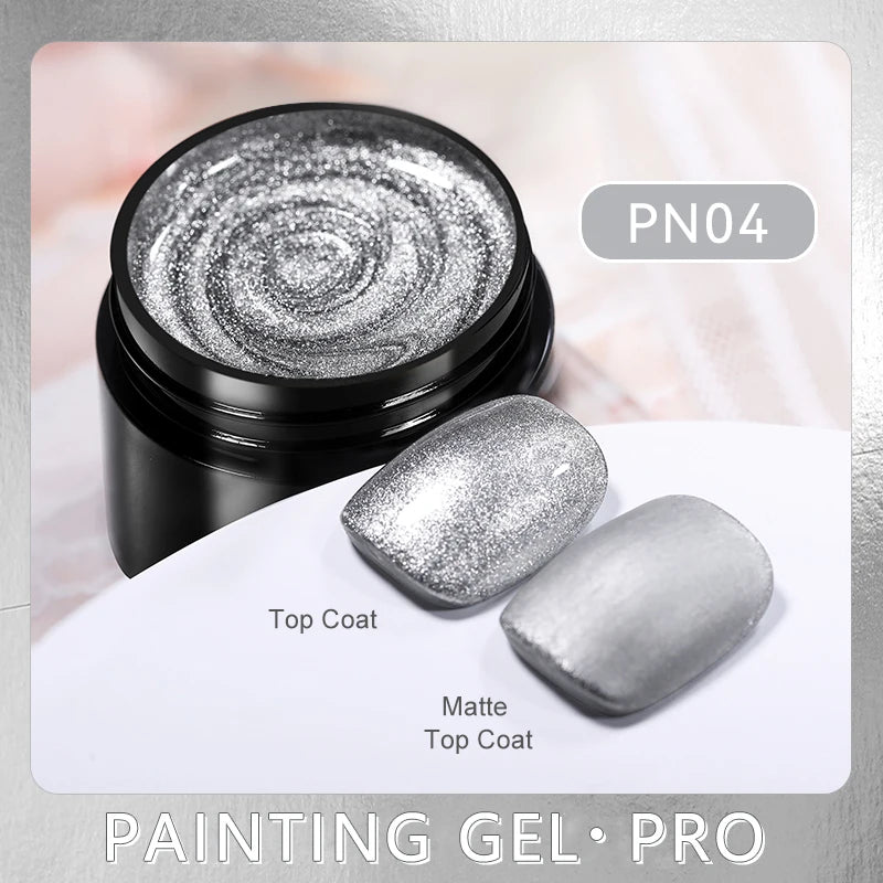 BORN PRETTY Metallic Painting Gel – Chrome Gold & Silver Mirror Nail Polish