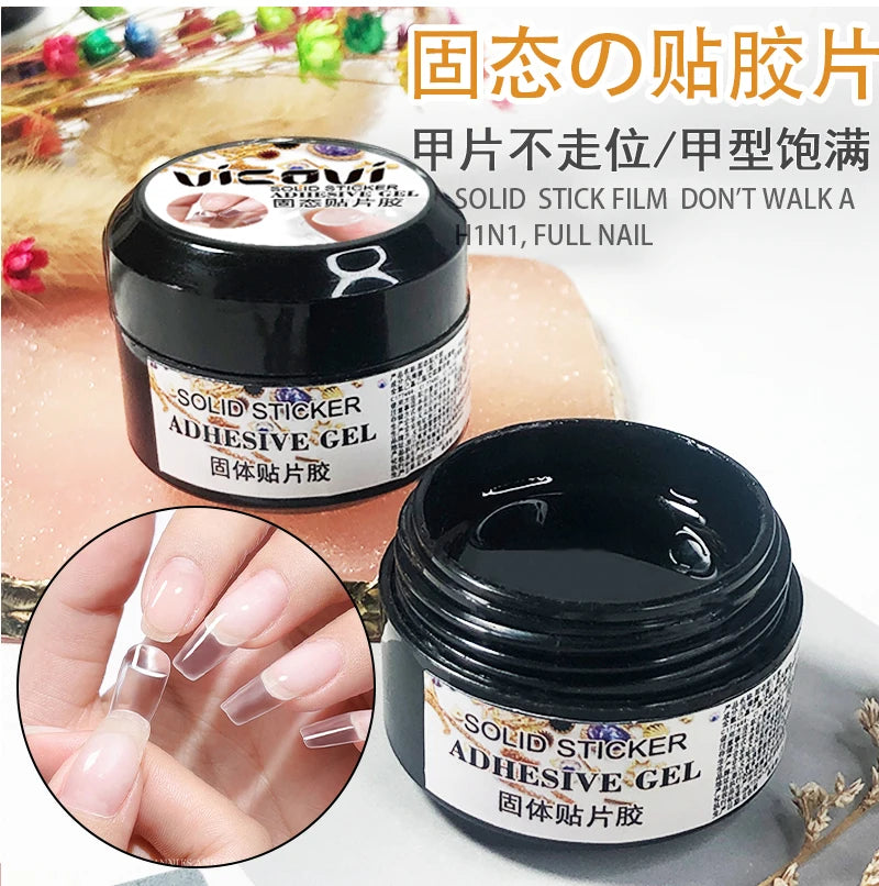 3D Nail Sculpting Clear Gel – 30g Moulding Gel for Nail Art, Embossed Candy Gel, Rhinestone Adhesive