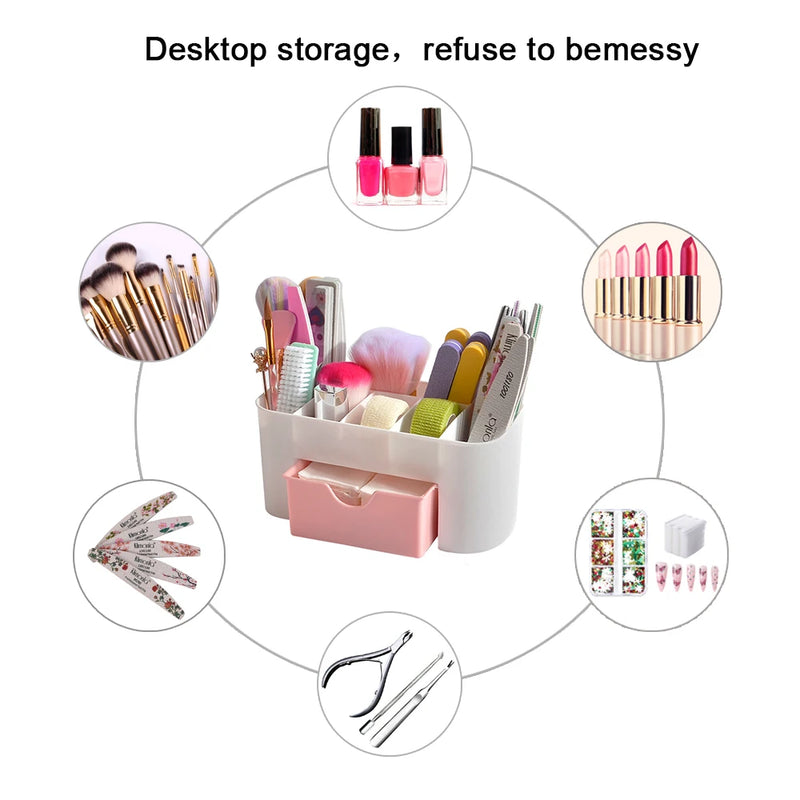 Nail Art Plastic Storage Box – Organise Your Cotton Pads & Accessories