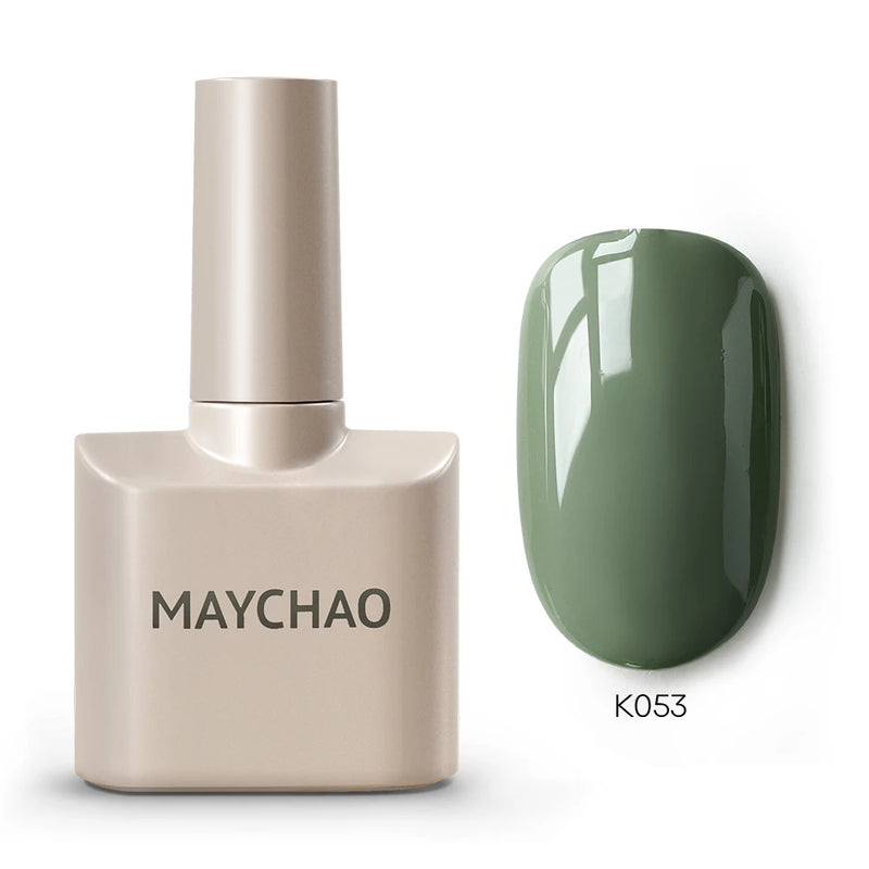 MAYCHAO 12ml Gel Nail Polish – 48 Vibrant Colors, Semi-Permanent UV LED Glossy & Frosted Finish