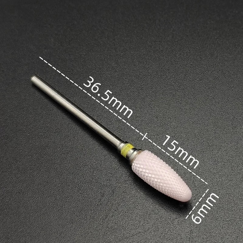 Ceramic Carbide Nail Drill Bit – Electric Milling Cutter for Manicure & Pedicure