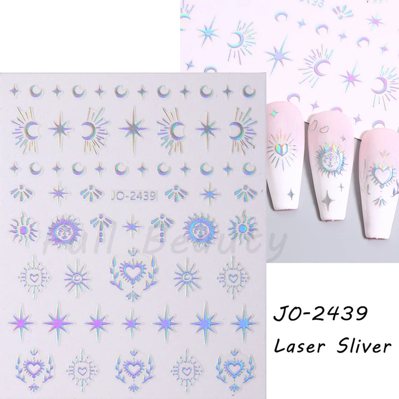 Cute 3D Cartoon Animal Nail Stickers – Dog, Cat & Bunny & More Self-Adhesive Manicure Decals