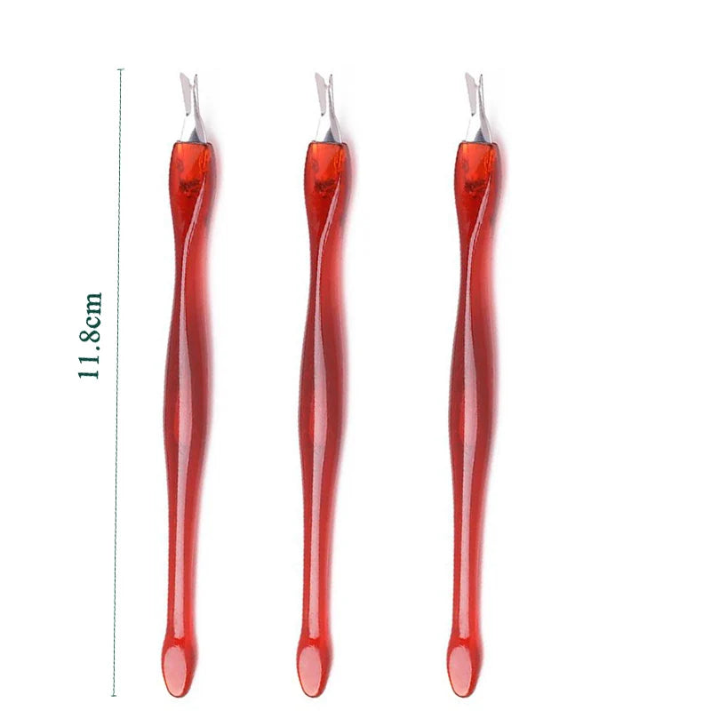 Stainless Steel Cuticle Pusher & Remover – Nail Care Tool for Manicure & Pedicure