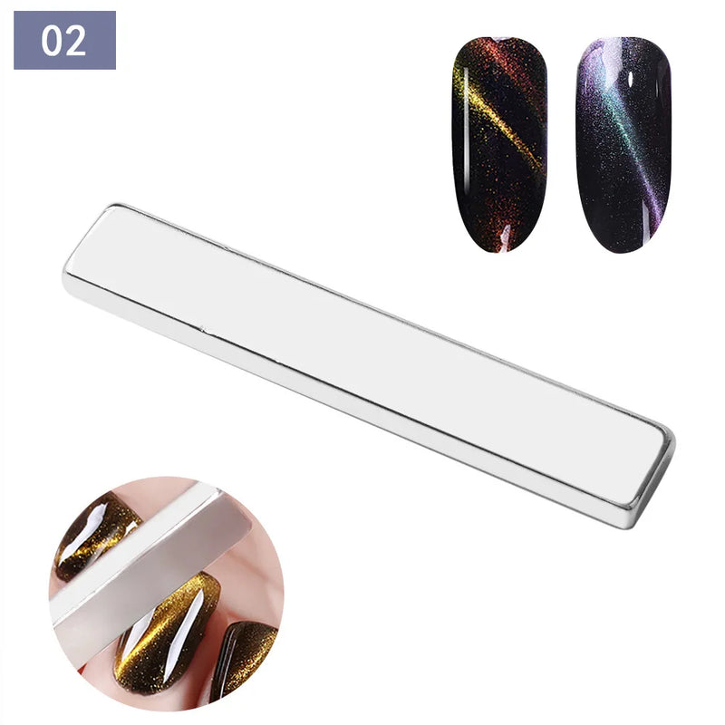 Super Strong Magnetic Strip Stick – Cat Eye Nail Gel Polish Tool for 3D Line & French Effects