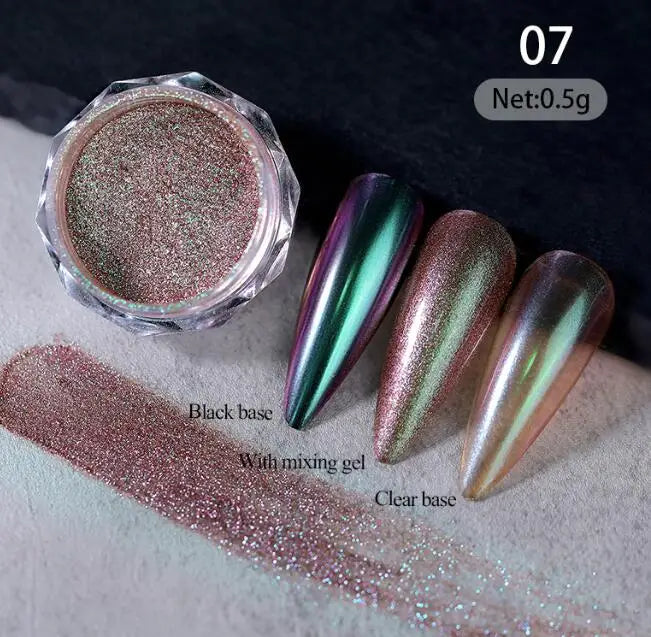 15g 3D Nail Model Gel – Super Strong Rhinestone Glue for Nail Charms, Magic Mirror Powder & Manicure Styling Gel