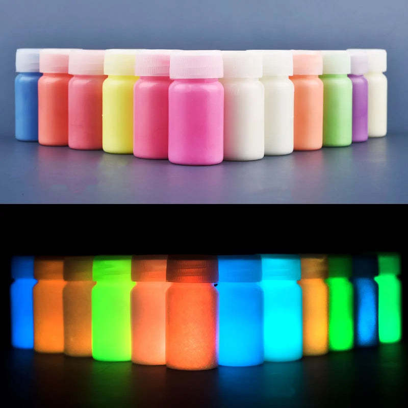 15g Luminous Glitter Powder Phosphor Pigment Long-Lasting Glow In Dark Epoxy Resin Filler