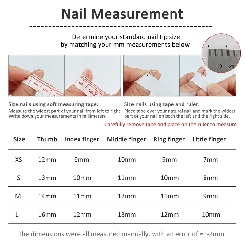 10Pcs Cat Eye Handmade Press-On Nails – Gradient French Ballerina Artificial Nail Tips