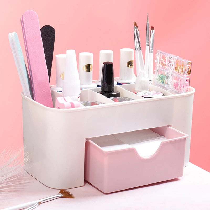 Nail Art Plastic Storage Box – Organise Your Cotton Pads & Accessories