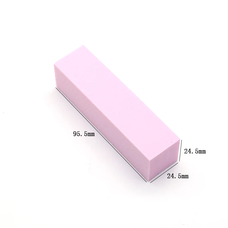 Nail Buffer Grinding Block – Professional Pink Nail File for Manicure & Pedicure