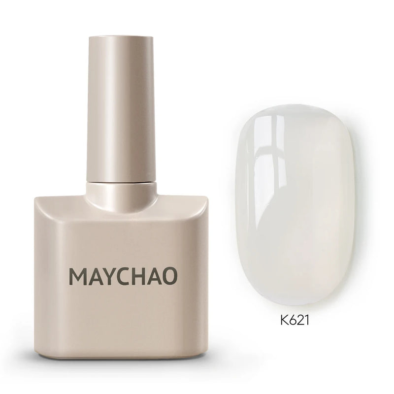 MAYCHAO 12ml Gel Nail Polish – 48 Vibrant Colors, Semi-Permanent UV LED Glossy & Frosted Finish