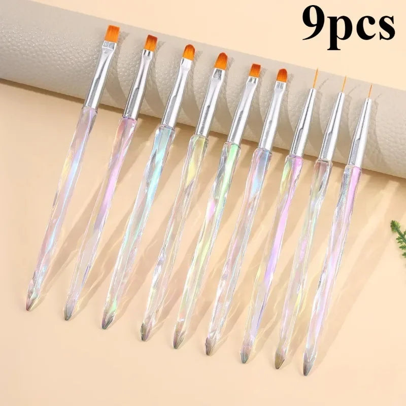 Nail Art Liner Brushes – Precision Striping & Detailing Tool