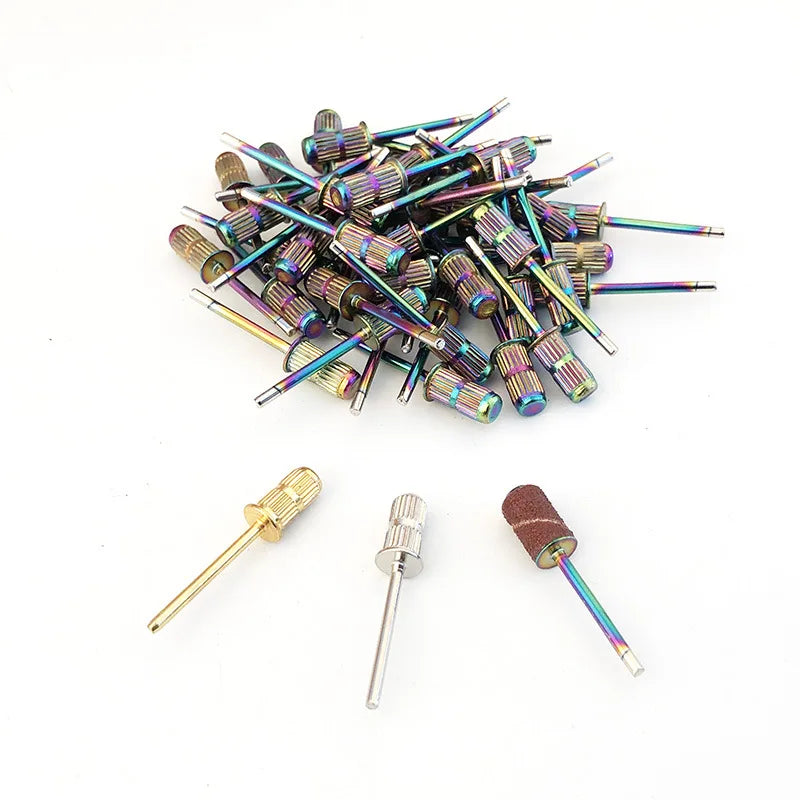 3/5/10pcs Nail Drill Bits Nail Drill Accessories Mandrel Bit Nail Sanding Drum for Sanding Bands