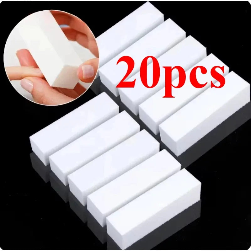 5/10/20Pcs Professional Nail File Polisher Block Manicure Pedicure Files